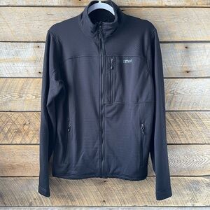 Marmot Preon Hoodie Jacket Womens Medium Full Zip Grid Fleece Hiking Outdoor